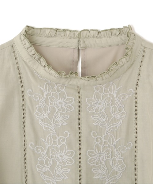 PROPORTION BODY DRESSING(プロポーションボディドレッシング)の「フロント刺繍ブラウス / 1212110206(シャツ/ブラウス・レディース・ライトグリーン/ピンク/ホワイト系その他・SMALL/MEDIUM)」の11枚目の写真