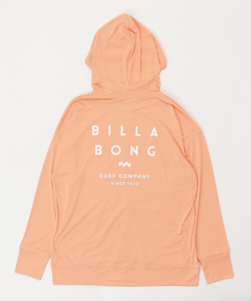 BILLABONG(ビラボン)の「BILLABONG/ビラボン ルーズシルエット バックプリント無地長袖ラッシュガード/フルジップパーカーラッシュガード BC013-852(ラッシュガード・レディース・ホワイト/ブラック/オレンジ・M/L)」の6枚目の写真