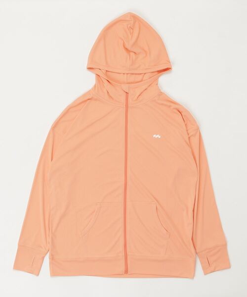 BILLABONG(ビラボン)の「BILLABONG/ビラボン ルーズシルエット バックプリント無地長袖ラッシュガード/フルジップパーカーラッシュガード BC013-852(ラッシュガード・レディース・ホワイト/ブラック/オレンジ・M/L)」の9枚目の写真