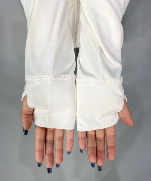 BILLABONG(ビラボン)の「BILLABONG/ビラボン ルーズシルエット バックプリント無地長袖ラッシュガード/フルジップパーカーラッシュガード BC013-852(ラッシュガード・レディース・ホワイト/ブラック/オレンジ・M/L)」の12枚目の写真