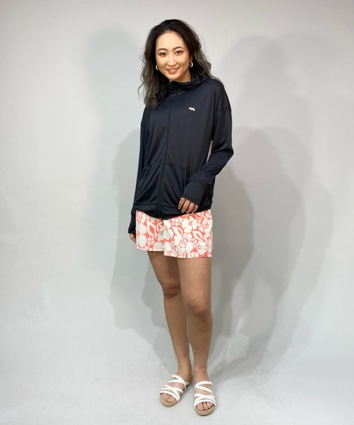 BILLABONG(ビラボン)の「BILLABONG/ビラボン ルーズシルエット バックプリント無地長袖ラッシュガード/フルジップパーカーラッシュガード BC013-852(ラッシュガード・レディース・ホワイト/ブラック/オレンジ・M/L)」の16枚目の写真