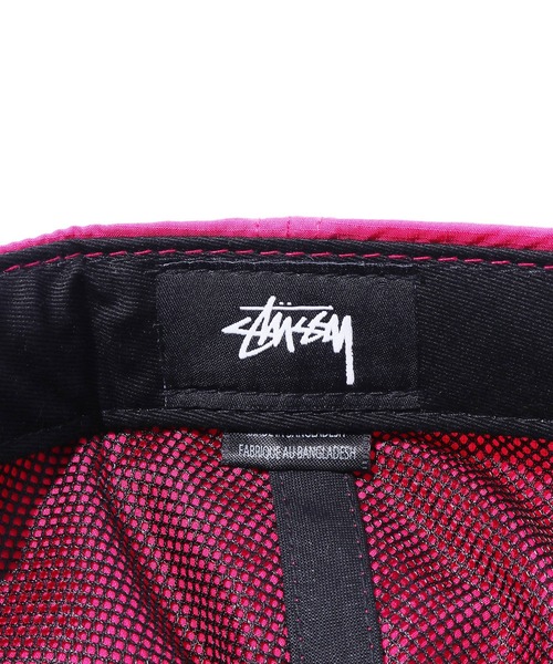 STUSSY（ステューシー）の「STUSSY/ステューシー RIPSTOP LOW PRO CAP ロゴキャップ（キャップ・メンズ・ピンク・ONE SIZE）」の11枚目の写真