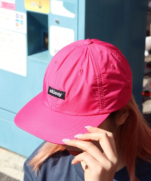 STUSSY（ステューシー）の「STUSSY/ステューシー RIPSTOP LOW PRO CAP ロゴキャップ（キャップ・メンズ・ピンク・ONE SIZE）」の18枚目の写真