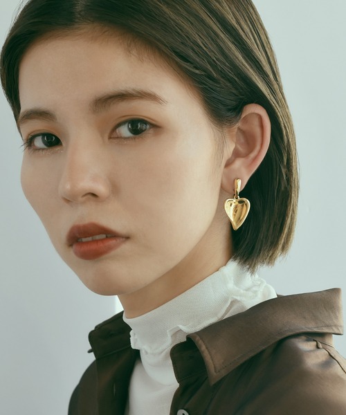 GOLDY（ゴールディ）の「マチュアー ハート イヤリング（イヤリング・レディース・シルバー/ゴールド/その他1/その他2・FREE）」の6枚目の写真