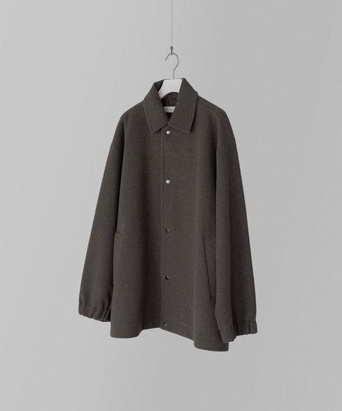 remer(リメール)の「loose melton over coach jacket / ルーズメルトンオーバーコーチジャケット(ブルゾン・メンズ・ブラック/モカ/ブラウン・SMALL/MEDIUM/LARGE)」の9枚目の写真