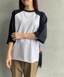 JEANS FACTORY Clothes | [Jeans Factory Clothes/ジーンズファクトリークローズ] ヘビーウェイト ラグランスリーブ7分袖Tシャツ(Tシャツ/カットソー)