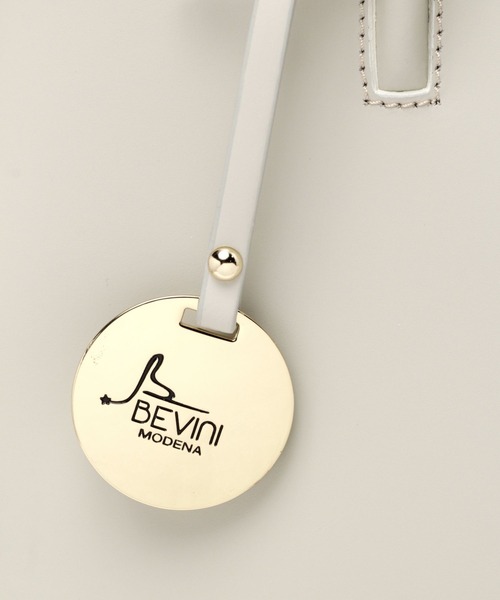 BEVINI(べヴィニ)の「BEVINI / WzipボストンR(ボストンバッグ・レディース・ブラウン/アイボリー/グレー系その他・フリー)」の21枚目の写真
