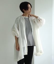 yuni | オーガニックコットン混 2way gather tunic(シャツ/ブラウス)