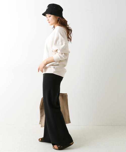 Simplicite(サンプリシテ)の「Embroidery Bucket hat(ハット・レディース・ホワイト/ブラック/イエロー/ブルー/ベージュ・FREE)」の7枚目の写真