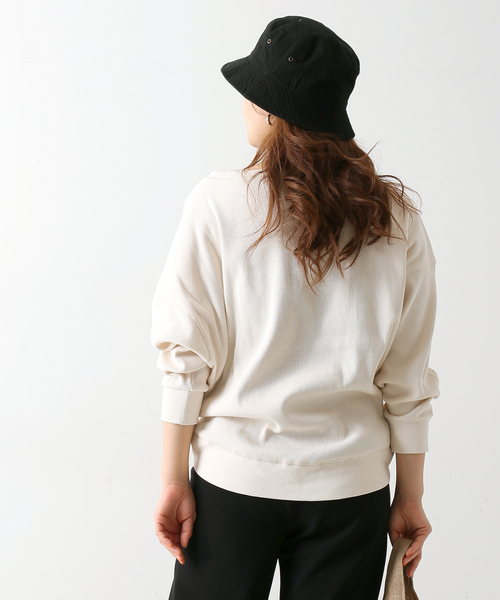 Simplicite(サンプリシテ)の「Embroidery Bucket hat(ハット・レディース・ホワイト/ブラック/イエロー/ブルー/ベージュ・FREE)」の8枚目の写真