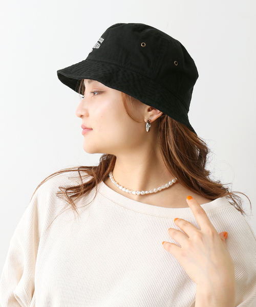 Simplicite(サンプリシテ)の「Embroidery Bucket hat(ハット・レディース・ホワイト/ブラック/イエロー/ブルー/ベージュ・FREE)」の9枚目の写真