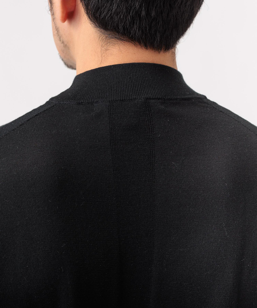 DESIGNWORKS(デザインワークス)の「【アンサンブル対応】ウォッシャブルシルク 半袖 クルーネック(Tシャツ/カットソー・メンズ・ブラック/ブラウン/グレー・46/48/50)」の7枚目の写真