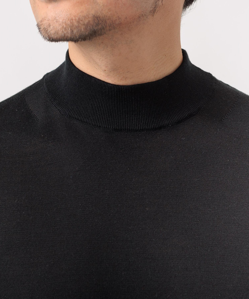 DESIGNWORKS(デザインワークス)の「【アンサンブル対応】ウォッシャブルシルク 半袖 クルーネック(Tシャツ/カットソー・メンズ・ブラック/ブラウン/グレー・46/48/50)」の8枚目の写真
