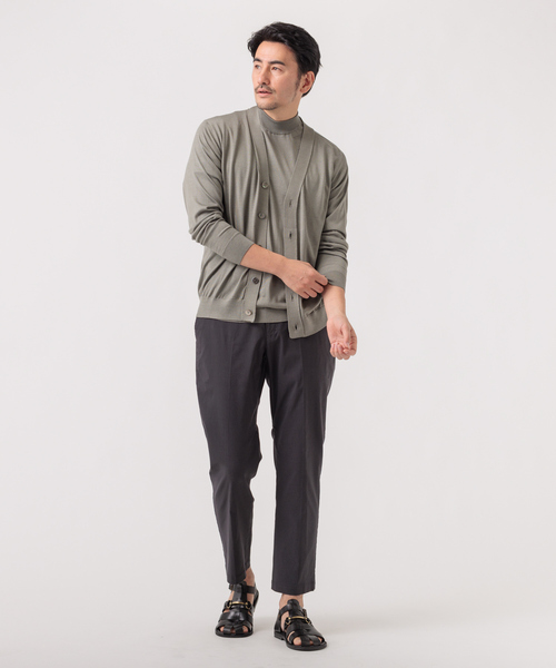 DESIGNWORKS(デザインワークス)の「【アンサンブル対応】ウォッシャブルシルク 半袖 クルーネック(Tシャツ/カットソー・メンズ・ブラック/ブラウン/グレー・46/48/50)」の19枚目の写真