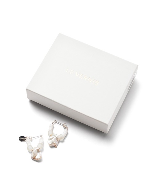 CONTROL FREAK / CTFK（コントロールフリーク）の「CONTROL FREAK　シェルビーズピアス 215-210116（ピアス（両耳用）・レディース・ホワイト/グリーン・F）」の7枚目の写真