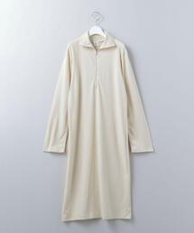 6 ROKU COTTON LIGHT SWEAT ZIP DRESSワンピース 6（roku）〉COTTON LIGHT SWEAT ZIP DRESS ワンピース｜Yahoo