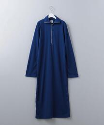 6 ROKU COTTON LIGHT SWEAT ZIP DRESSワンピース 6（ロク）の「＜6(ROKU)＞COTTON LIGHT SWEAT ZIP DRESS