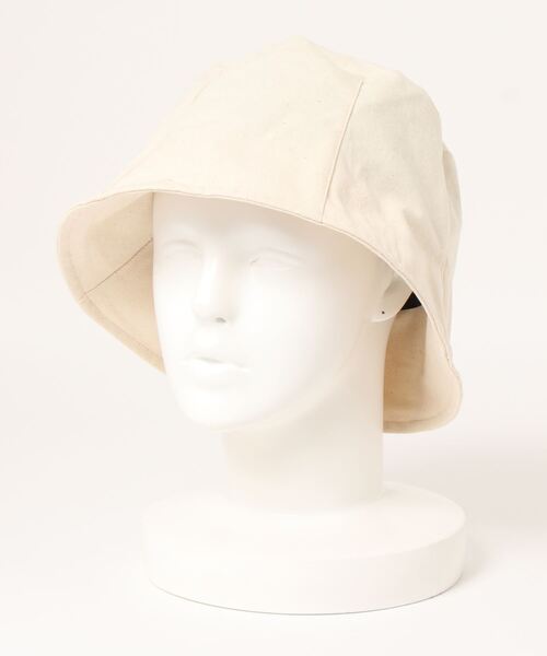 DouDou(ドゥドゥ)の「キャンバスパネルハット UV(ハット・レディース・ブラック/アイボリー・FREE)」の14枚目の写真