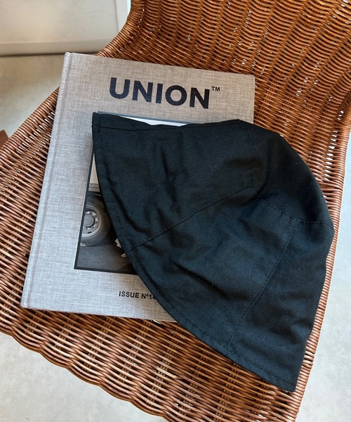 DouDou(ドゥドゥ)の「キャンバスパネルハット UV(ハット・レディース・ブラック/アイボリー・FREE)」の10枚目の写真