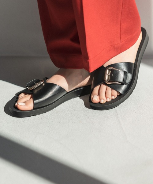 LEPSIM（レプシィム）の「【ゼロかる】バックルサンダル　264170（サンダル・レディース・パイソン/ブラック/ゼブラ/オフホワイト/シルバー・LARGE/MEDIUM/SMALL）」の10枚目の写真