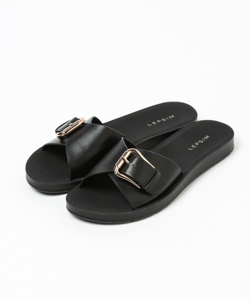 LEPSIM（レプシィム）の「【ゼロかる】バックルサンダル　264170（サンダル・レディース・パイソン/ブラック/ゼブラ/オフホワイト/シルバー・LARGE/MEDIUM/SMALL）」の21枚目の写真