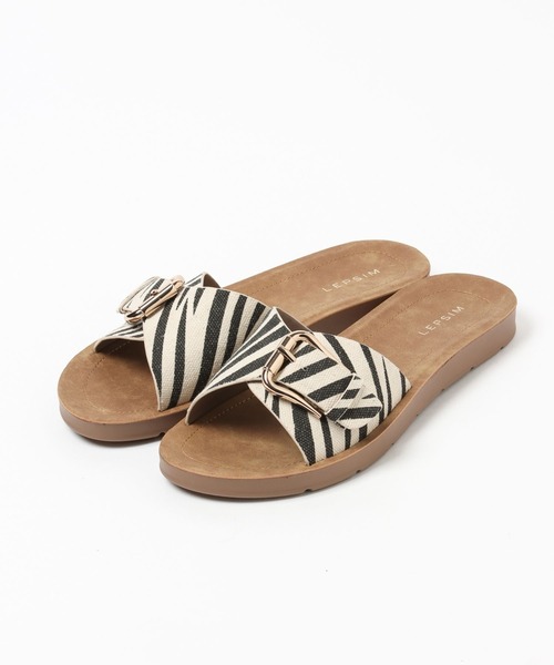 LEPSIM（レプシィム）の「【ゼロかる】バックルサンダル　264170（サンダル・レディース・パイソン/ブラック/ゼブラ/オフホワイト/シルバー・LARGE/MEDIUM/SMALL）」の22枚目の写真