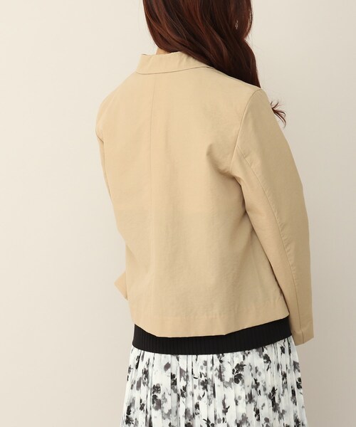 UNTITLED（アンタイトル）の「◆ダフネオーバークロスジャケット【洗える】（テーラードジャケット・レディース・サンドベージュ/ネイビー・02/44/01/48/00/04/03）」の18枚目の写真