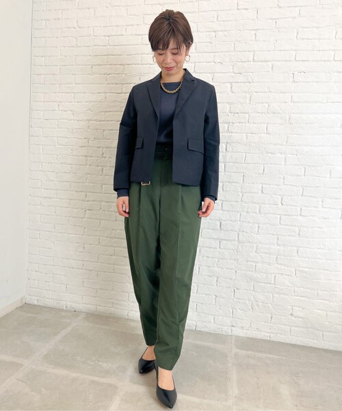 UNTITLED（アンタイトル）の「◆ダフネオーバークロスジャケット【洗える】（テーラードジャケット・レディース・サンドベージュ/ネイビー・02/44/01/48/00/04/03）」の20枚目の写真