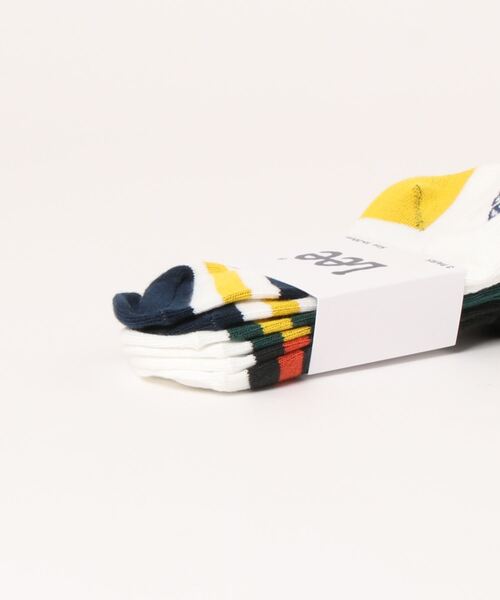 Lee（リー）の「【Lee】アンクルソックス3点セット（ソックス/靴下・キッズ・ブルー・M/L）」の2枚目の写真