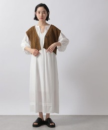 LOWRYS FARM | スカシショートベスト２Ｐワンピース　270167(ワンピース)