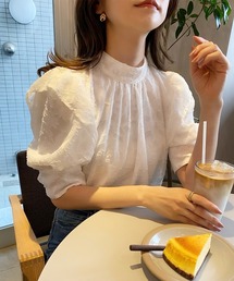 one after another NICE CLAUP | 2wayボウタイフリルブラウス(シャツ/ブラウス)