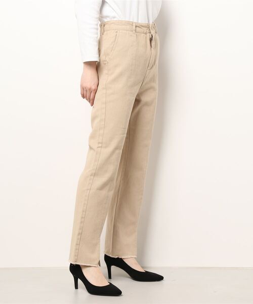 ehka sopo（エヘカソポ）の「フロントスリットフレアパンツ（その他パンツ・レディース・ベージュ/ピンク/グリーン・ﾌﾘ-）」の4枚目の写真