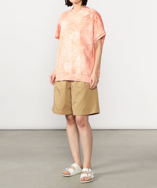 MONITALY(モニタリー)の「MONITALY |フレンチテリードルマンTシャツ WOMEN(Tシャツ/カットソー・レディース・グリーン系その他/ピンク系その他・SMALL)」の5枚目の写真