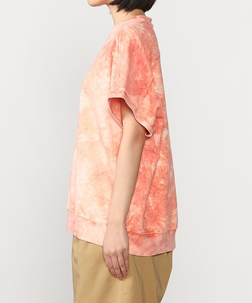 MONITALY(モニタリー)の「MONITALY |フレンチテリードルマンTシャツ WOMEN(Tシャツ/カットソー・レディース・グリーン系その他/ピンク系その他・SMALL)」の6枚目の写真