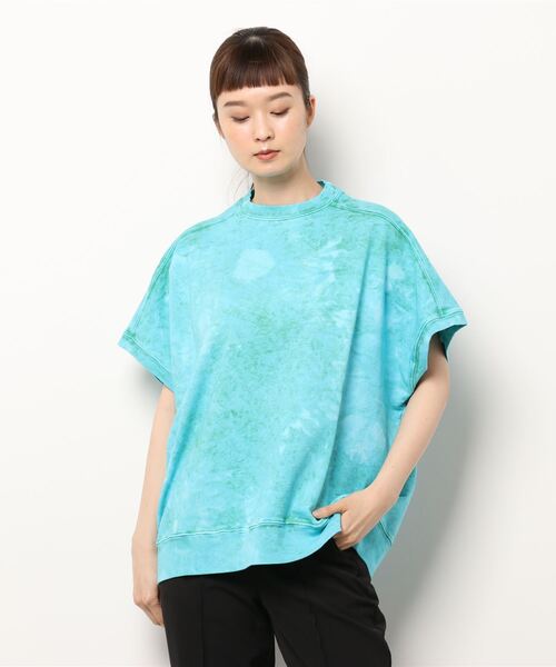 MONITALY(モニタリー)の「MONITALY |フレンチテリードルマンTシャツ WOMEN(Tシャツ/カットソー・レディース・グリーン系その他/ピンク系その他・SMALL)」の13枚目の写真