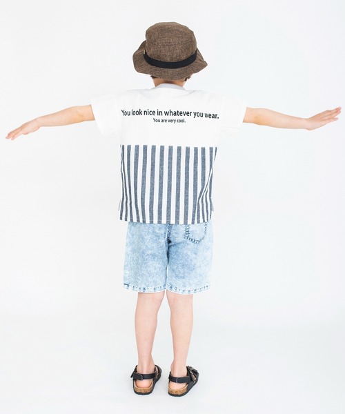 BRANSHES（ブランシェス）の「【接触冷感】アイスデニムパンツ（その他パンツ・キッズ・ネイビー/ブルー・90/100/110/120/130/140/150）」の18枚目の写真