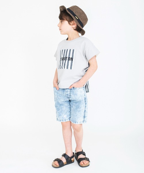 BRANSHES（ブランシェス）の「【接触冷感】アイスデニムパンツ（その他パンツ・キッズ・ネイビー/ブルー・90/100/110/120/130/140/150）」の17枚目の写真