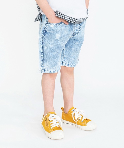 BRANSHES（ブランシェス）の「【接触冷感】アイスデニムパンツ（その他パンツ・キッズ・ネイビー/ブルー・90/100/110/120/130/140/150）」の7枚目の写真