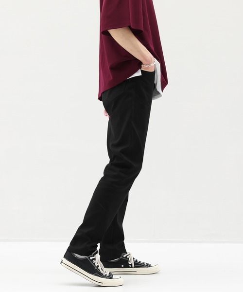 ETELIO(エテリオ)の「カツラギストレッチスキニーパンツ(その他パンツ・メンズ・ブラック・S/M/L/XL)」の4枚目の写真