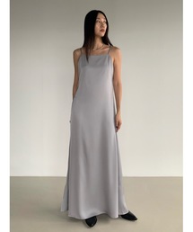 Didot.showroom（ディドット ショールーム）の「【DIDOT.】スクエアサテンキャミソールワンピース（ワンピース）」
