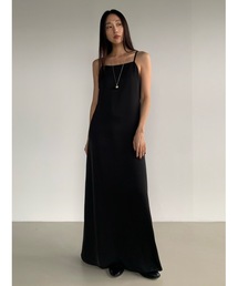 Didot.showroom（ディドット ショールーム）の「【DIDOT.】スクエアサテンキャミソールワンピース（ワンピース）」