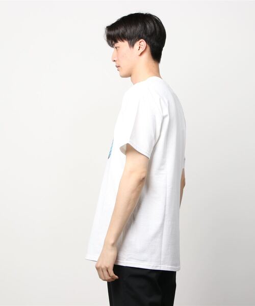 BLOHM(ブローム)の「BLOHM/ブローム/PILL TEE/ピルティー(Tシャツ/カットソー・メンズ・パープル/ブラック/ホワイト・LARGE/X-LARGE)」の5枚目の写真