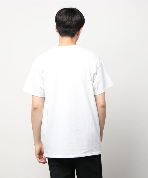 BLOHM(ブローム)の「BLOHM/ブローム/PILL TEE/ピルティー(Tシャツ/カットソー・メンズ・パープル/ブラック/ホワイト・LARGE/X-LARGE)」の4枚目の写真