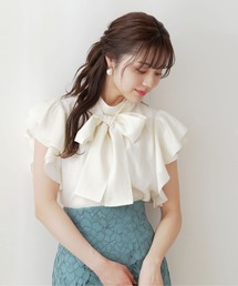PROPORTION BODY DRESSING | ラッフルリボンブラウス / 1212110501(シャツ/ブラウス)
