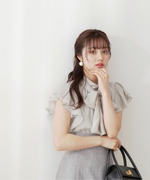 PROPORTION BODY DRESSING | ラッフルリボンブラウス / 1212110501(シャツ/ブラウス)