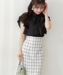 PROPORTION BODY DRESSING | ラッフルリボンブラウス / 1212110501(シャツ/ブラウス)