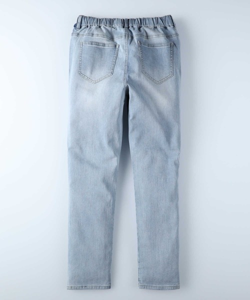 HONEYSUCKLE ROSE(ハニーサックルローズ)の「接触冷感でなつでも涼しく【HONEYSUCKLE ROSE】サマーデニムスリム(デニムパンツ・レディース・ダークインディゴブルー/ライトインディゴブルー・S/M/L/XS)」の10枚目の写真