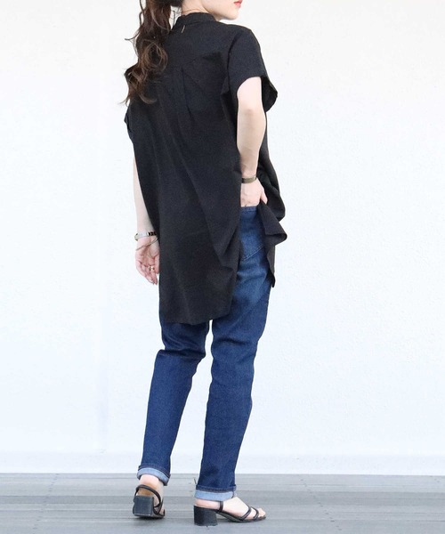 HONEYSUCKLE ROSE(ハニーサックルローズ)の「接触冷感でなつでも涼しく【HONEYSUCKLE ROSE】サマーデニムスリム(デニムパンツ・レディース・ダークインディゴブルー/ライトインディゴブルー・S/M/L/XS)」の13枚目の写真