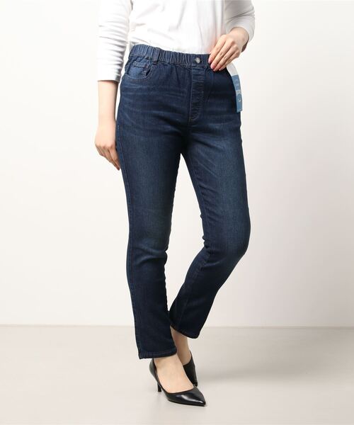 HONEYSUCKLE ROSE(ハニーサックルローズ)の「接触冷感でなつでも涼しく【HONEYSUCKLE ROSE】サマーデニムスリム(デニムパンツ・レディース・ダークインディゴブルー/ライトインディゴブルー・S/M/L/XS)」の17枚目の写真