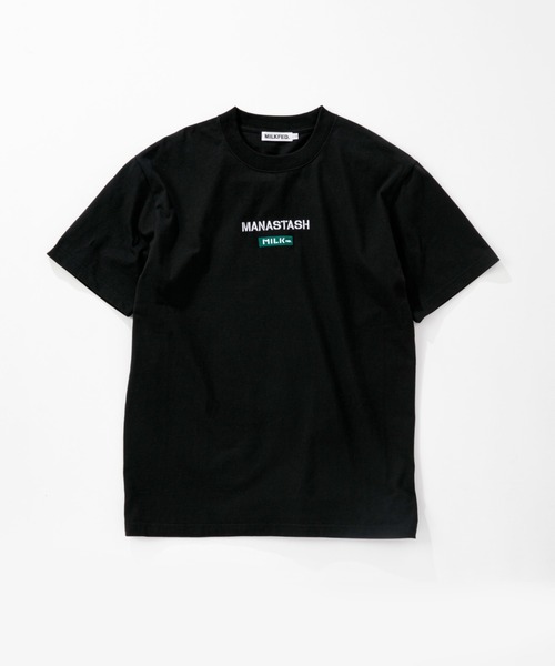 MILKFED.(ミルクフェド)の「MILKFED. × MANASTASH /ミルクフェド×マナスタッシュ MOUNTAIN LOGO T-SHIRT マウンテンロゴTシャツ(Tシャツ/カットソー・レディース・ホワイト/ブラック・MEDIUM/LARGE/X-LARGE)」の14枚目の写真